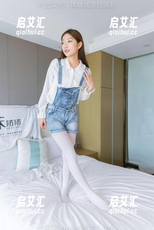 BoBoSocks袜啵啵 - 短黑丝？这不是普通的黑丝！来看看稚予的套图，下载一起享受！