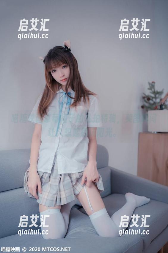 MTYH喵糖映画 喵糖映画草莓裙子的私拍特辑,美图瞬间让人想起那抹阳光。