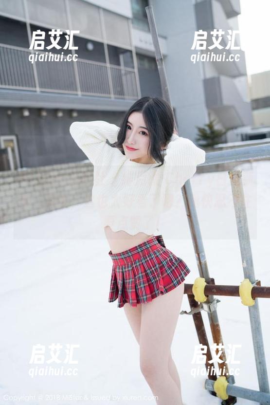 MiStar魅妍社 - 绯月樱-Cherry白丝新作：天哪，这也太好看了吧？我快忍不住要点赞了！