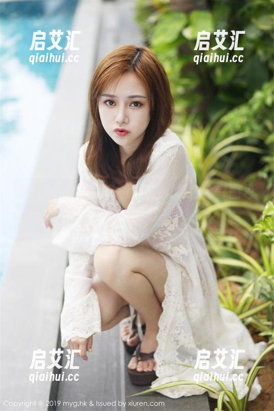 MyGirl美媛馆 - 唐琪儿il纯白全套图包，妥妥的心动杀手！