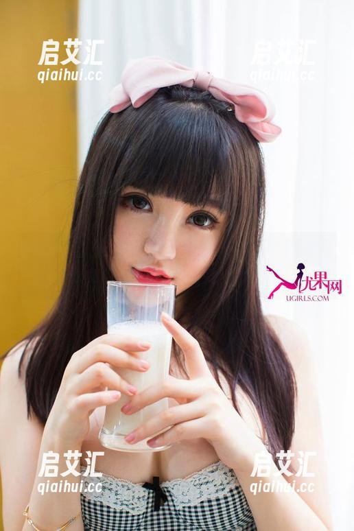 UGirls尤果网 - 无圣光的萌琪琪，睡衣写真让你轻松翻转想象力！