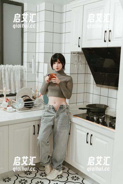 凉凉子rioko女仆—最新作品：宛如清晨的露珠，晶莹剔透
